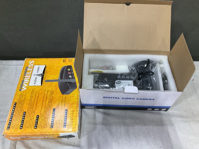 (22) KT&C KPC-N635NH10 IR Bullet Cameras w/Audio/Video Wireless Transmitters