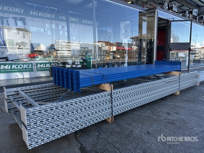 Heavy-Duty Blue Grey Pallet Carrier Scaffolding Attrezzatura industriale