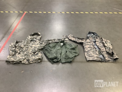 (6) Wet Weather Parkas, (2) Flyer’s Jackets & Assorted Items