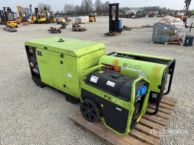 Quantity of (3) 発電機セット (<10 Kw または 12.5 Kva)