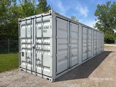 2025 40 ft High Cube Multi-Door Storage Container