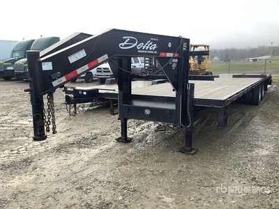 2022 Delta 24000 lb 35 ft T/A Gooseneck Equipment Trailer