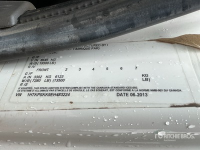 2014 International TerraStar Terrastar 4x4 Snow Plow Truck