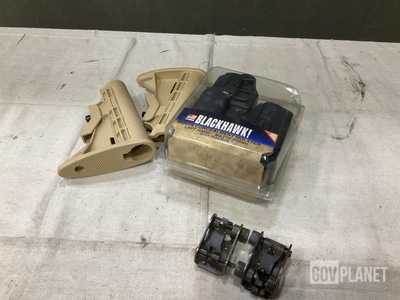 (2) Rear Sights, (30) Buttstock Subassemblies & Assorted Items