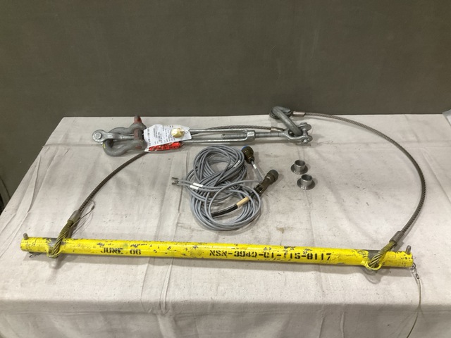 (4) Sleeve Bushings, (1) Cable Assembly, (1) Sling & Assorted Items