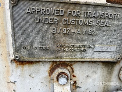 20 ft Standard Opslag container