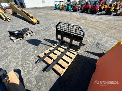 JBX 4000 48 in Skid Steer Forks (Unused)