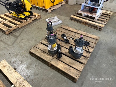 Quantity of (3) Mustang MP4800 Pompe à eau submersible électrique (Unused)