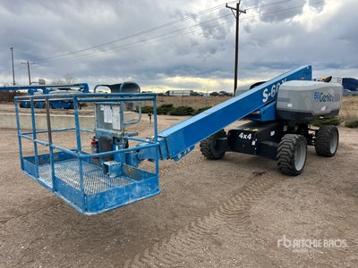 2016 Genie S60X 4WD Dual Fuel Telescopic Boom Lift