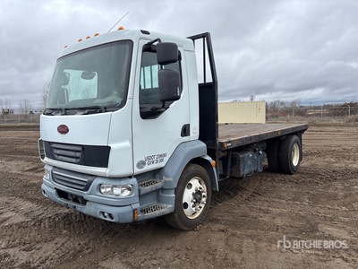 2013 Peterbilt 220 4x2 Flatbed Truck