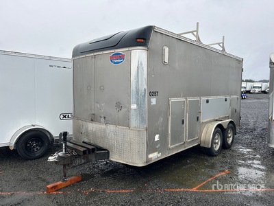 2014 United 16 ft T/A Remolque Cerrado