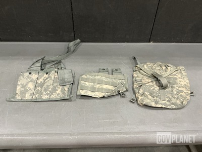 (10) M4 Three Mag Pouches, (42) Bandoleer Ammunition Pouches & Assorted Items