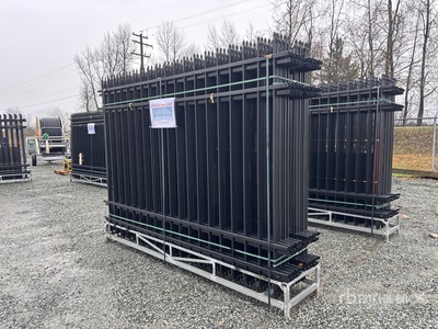 Quantity of (20) Canex 10 ft x 7 ft Powder Coated Wrought Iron Valla (Unused)