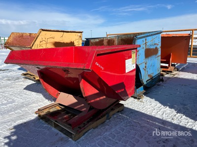 Quantity of (3) Tip Bins Self-Dumping Hopper