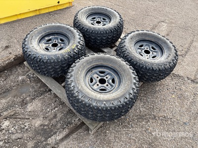 Quantity of (4) 25x10.50 Banden