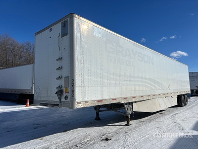 2015 Utility VS2DX 53 ft x 102 in T/A Van Trailer