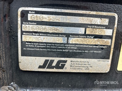 2015 JLG G10-55A Telehandler