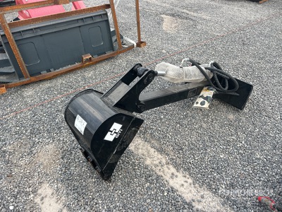 GIYI ZWB 16 in Mini Skid Steer Backhoe