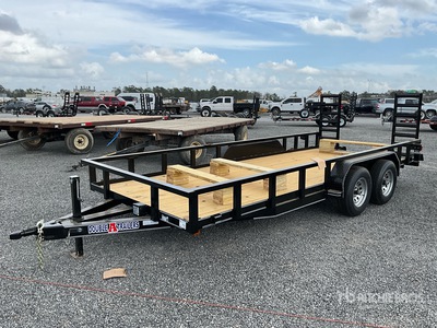 2026 Double A 18 ft T/A Equipment Trailer