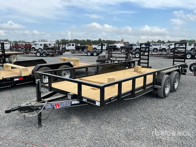 2026 Double A 18 ft T/A Equipment Trailer