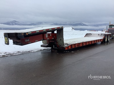 1995 Witzco RG-35 35 t T/A Removable Gooseneck dieplader