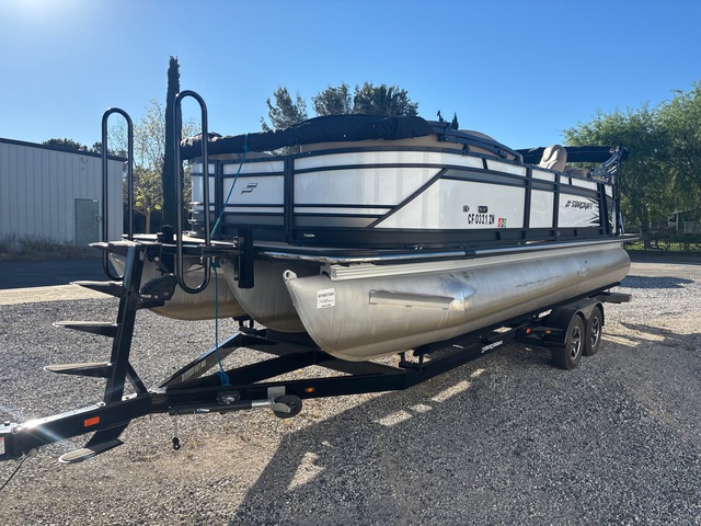 2019 Starcraft SLS-3 TRI Pontoon Boat w/2019 Boat Mate 2420005P Trailer