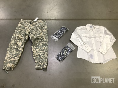 (7) Pairs of Wet Weather Trousers, (57) Men’s Shirts & Assorted Items