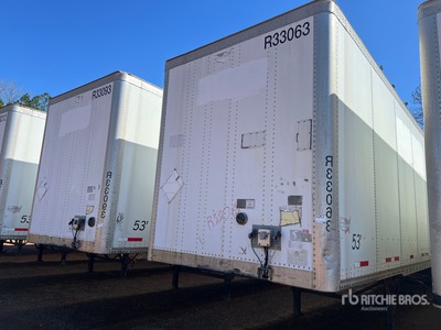 2013 Wabash DVCVHPC 53 ft x 102 in T/A Van Trailer