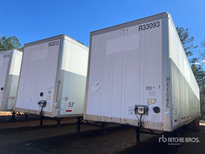 2013 Wabash DVCVHPC 53 ft x 102 in T/A Van Trailer