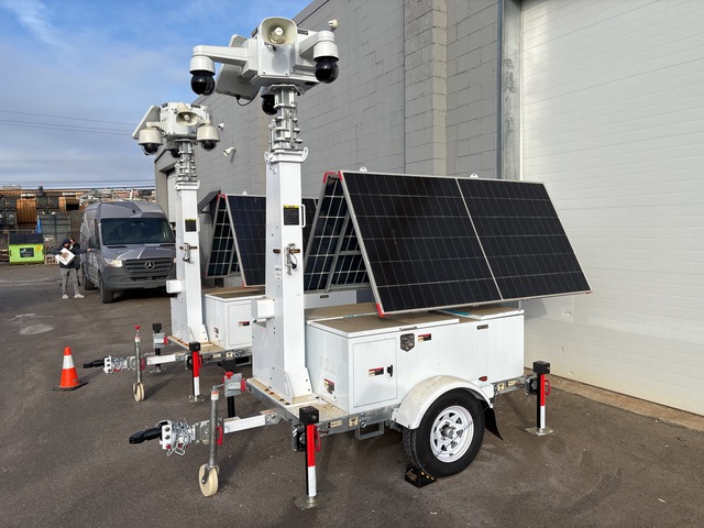 2025 Clearview Towers Hisolo Solar S/A Security Camera Trailer (Unused)
