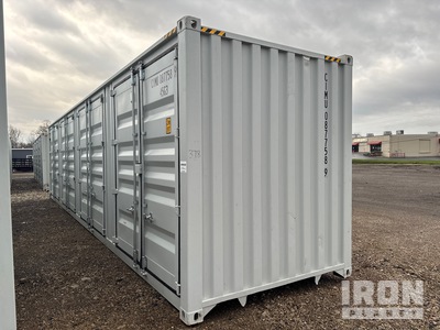 2025 40 ft High Cube Multi-Door Storage Container