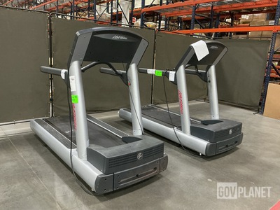 (2) Life Fitness CLST Treadmills