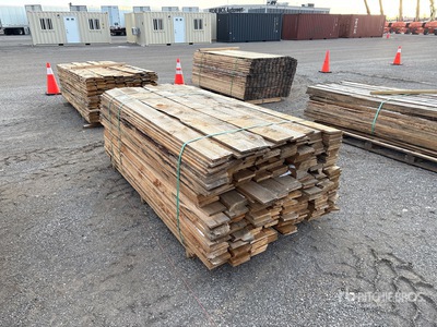 Quantity of (320) 1 in x 6 in x 8 ft Fence Plank