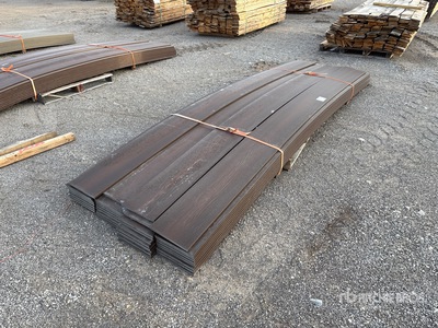 Quantity of (38) 1 in x 12 in x 12 ft Composite Brown Boards