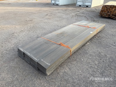 Quantity of (44) 1 in x 12 in x 12 ft Composite Grey Boards