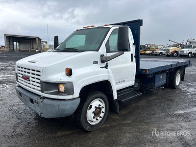 2005 GMC 5500 4x2 Flatbed Dump Truck
