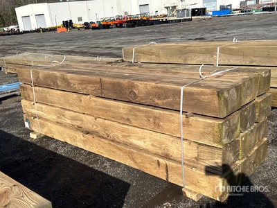 Quantity of (12) 8 in x 10 in x 10 ft Pressure Treated Lumber