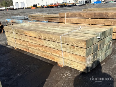 Quantity of (24) 6 in x 8 in x 10 ft Pressure Treated Lumber