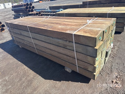 Quantity of (20) 6 in x 6 in x 10 ft Pressure Treated Lumber