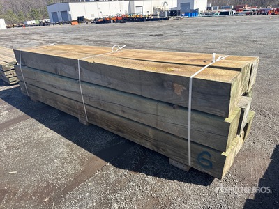 Quantity of (9) 10 in x 12 in x 12 ft Pressure Treated Lumber