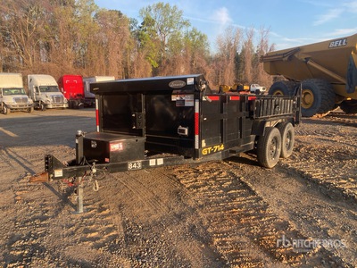 2022 Griffin GT-714 14 ft T/A Dump Utility Trailer