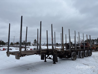 2015 Manac 48 ft Quad/A Combination Log Trailer