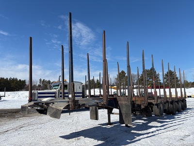 2019 Timmins DDL48-3A-STAL 48 ft Quad/A Hayrack Log Trailer