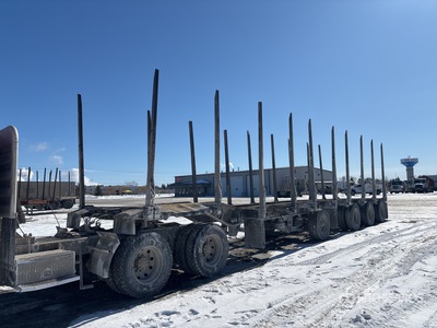 2019 Timmins DDL48-3A-STAL 48 ft Quad/A Combination Log Trailer