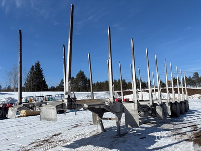 2019 Timmins DDL48-3A-STAL 48 ft Quad/A Combination Log Trailer
