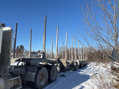 2019 Timmins DDL50-3A-STAL 50 ft Quad/A Boomstam aanhangwagen