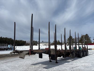 2016 Timmins DDL48-3A-STAL 48 ft Quad/A Hayrack Rungenanhänger