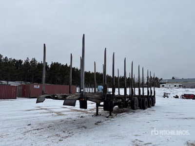 2016 Timmins DDL48-3A-STAL 48 ft Quad/A Combination Remorque à bois