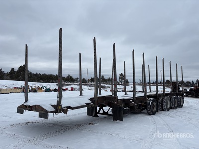 2014 Manac 48 ft Quad/A Combination Log Trailer