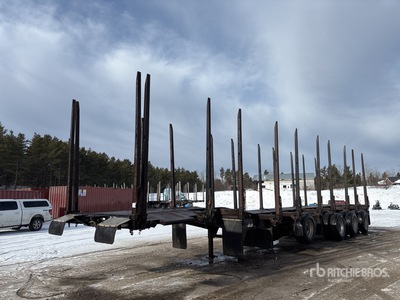 2019 Timmins DDL48-3A-STAL 48 ft Quad/A Hayrack Log Trailer
